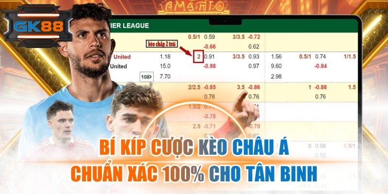 Bí Kíp Cược Kèo Châu Á Chuẩn Xác 100% Cho Tân Binh